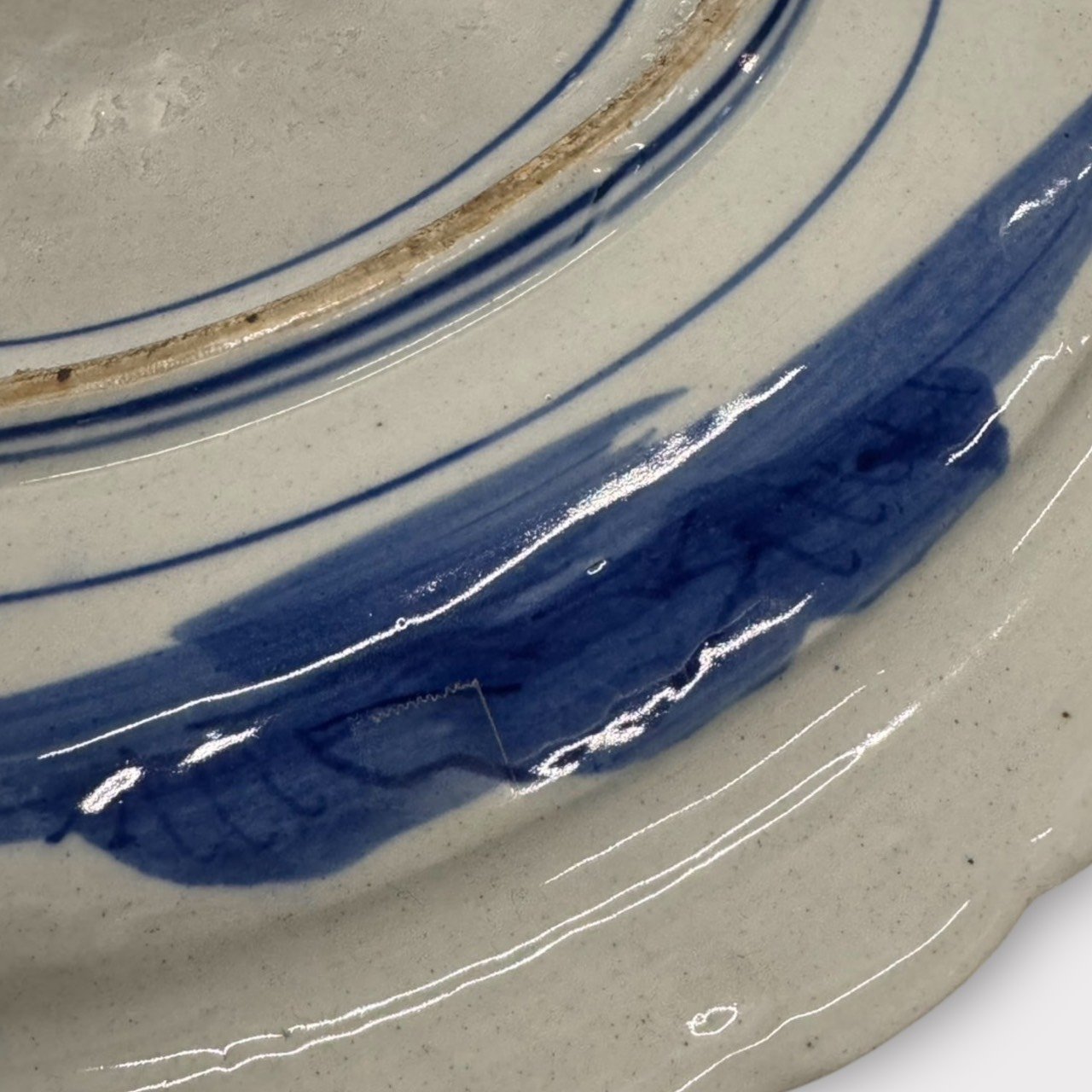 古董 古玩 收藏 拍賣 伊萬里大盤 江戶晚期古物 日本青花瓷 古董收藏 日本伊萬里燒 藍白瓷盤 日本古陶 古物裝飾 日本山水瓷器 老件擺設