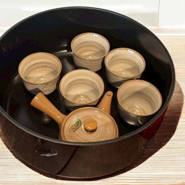古董 古玩 收藏 日本茶箱茶具組 盛上金蒔繪茶箱 全新日本茶具 日本漆器茶具 日式茶道組 手工蒔繪茶具 收藏級日本茶具 和風茶具禮盒 日本古物茶箱 茶壺茶杯組日式