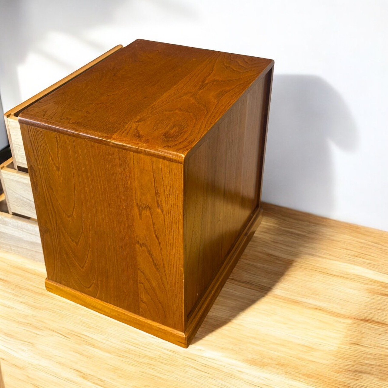 日本實木製鏤嵌螺鈿工藝 三層抽屜櫃:圖片 7