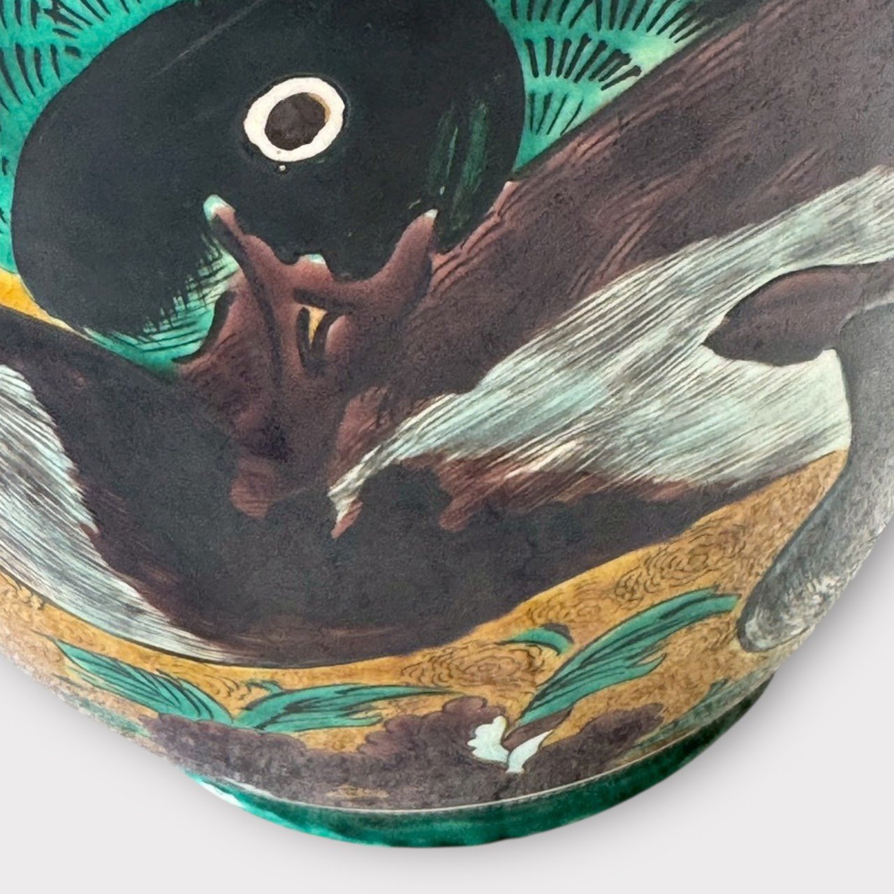 古董 古玩 收藏 花瓶推薦 大行日本藝術倉儲 日本大型花 手繪瑞鳥牡丹 日式端景花器 居家佈置花瓶 大型陶瓷花器 日本老件花瓶 玄關端景擺飾 商業空間裝飾花瓶 復古藝術花瓶 高60公分花器