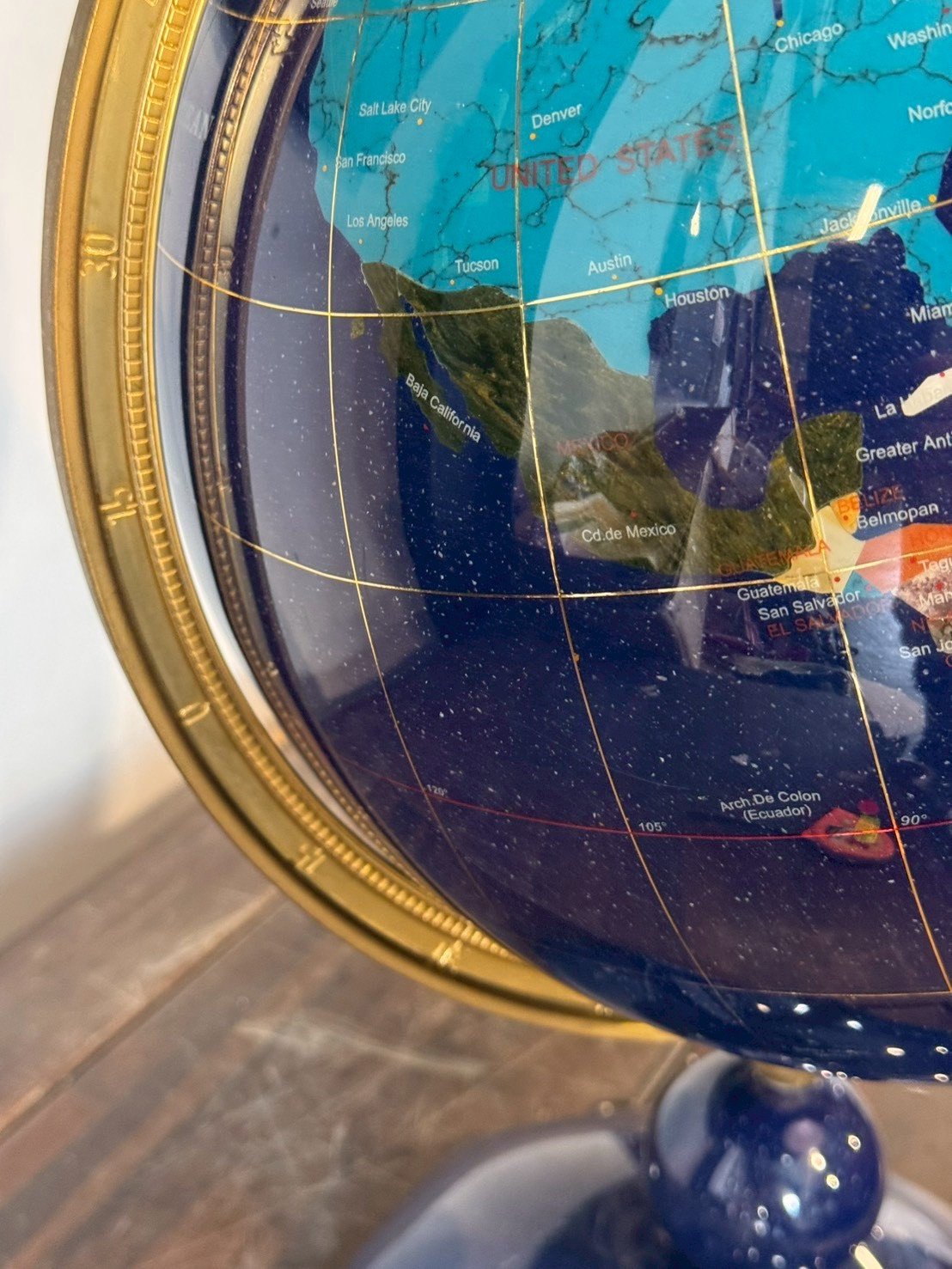 歐風寶石拼貼地球儀:圖片 8