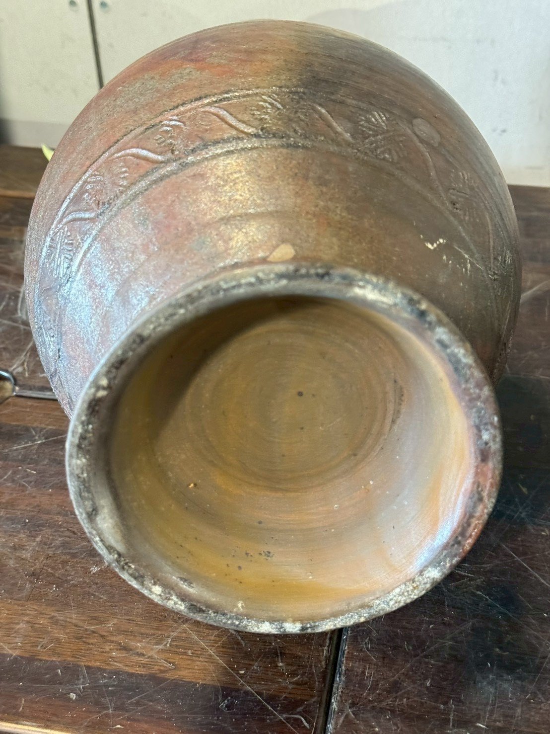 古董 古玩 收藏 大行日本藝術倉儲 日本備前燒花器 備前燒雙耳花瓶 日本古陶花器 備前燒侘寂花瓶 日本花道花器 備前燒端景花瓶 附供箱花器 日本茶道花器 日式玄關端景花瓶 古物花器收藏